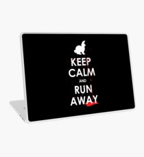 KEEP CALM & RUN AWAY! Laptop Skin
