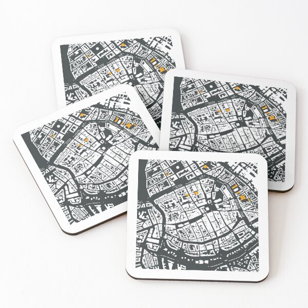 Item preview, Map of Eindhoven, Netherlands,  with its schools in color designed and sold by jean-nicolas.