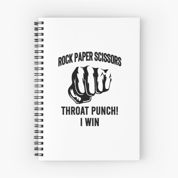 Item preview, Funny Rock Paper Scissors Throat Punch i Win Gift, Rock Paper Scissors Throat Punch i Win, paper,scissors throat punch,throat  designed and sold by RedArtsDesign.