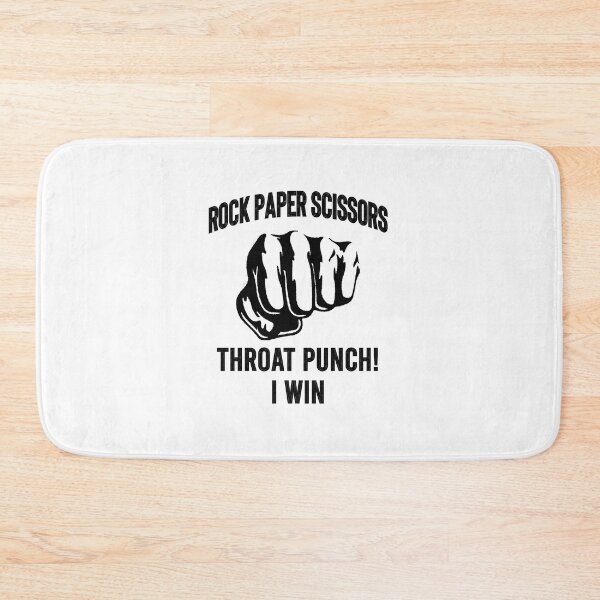 Item preview, Funny Rock Paper Scissors Throat Punch i Win Gift, Rock Paper Scissors Throat Punch i Win, paper,scissors throat punch,throat  designed and sold by RedArtsDesign.
