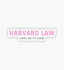 Harvard Blonde Sticker