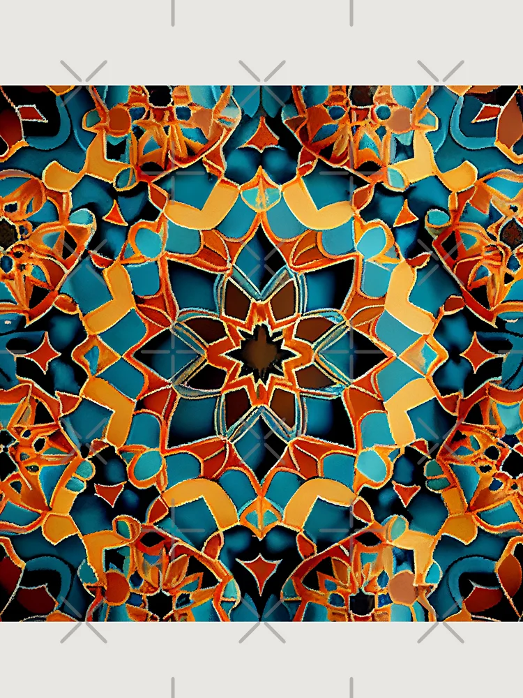 Thumbnail 6 von 6, Premium Oversized Pullover, Fine Energetic Moroccan Pattern Digital Painting designt und verkauft von CodeAndColors.