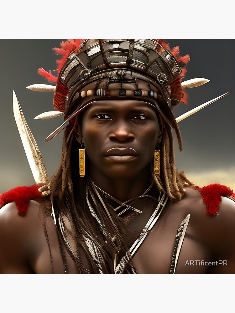 zulu warrior face paint