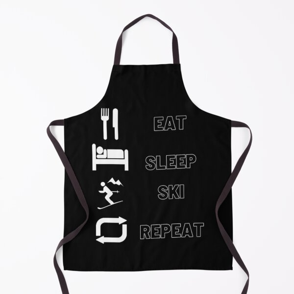 Item preview, eat sleep ski repeat designed and sold by petrichor-store.