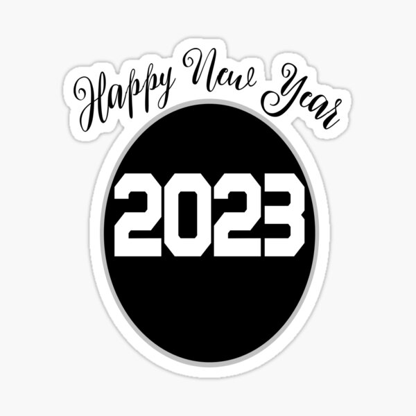 di-collection-happy-new-year-23-sticker-for-sale-by-anand123bhaskar