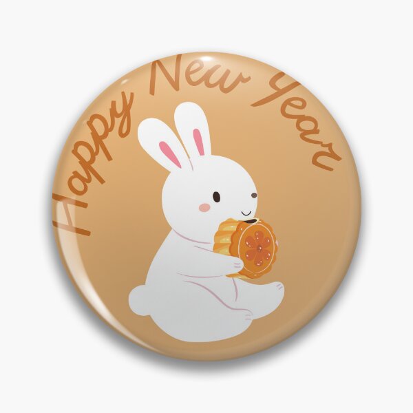 Item preview, Chinese New Year calendar Rabbit Sticker designed and sold by SubhashiArt.