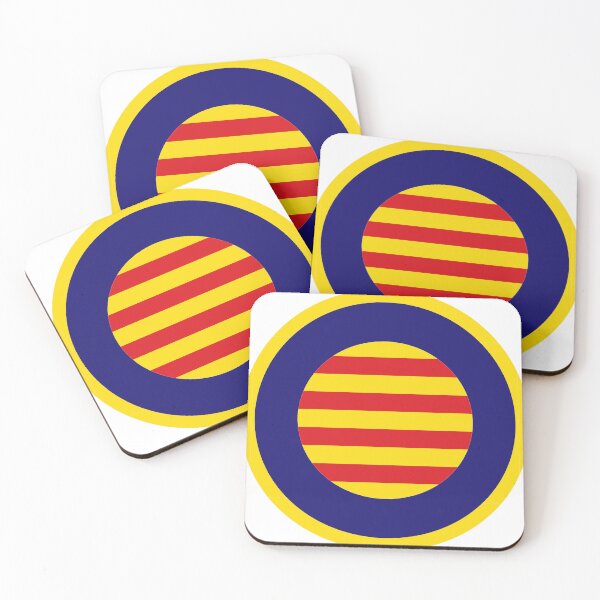 Item preview, Catalunya Senyera Red Yellow Retro Mod designed and sold by ModSupporters.