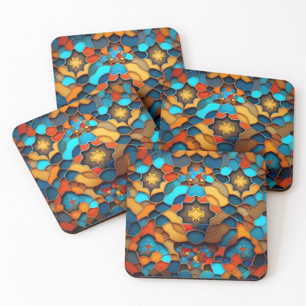 Item preview, Brilliant Coarse Eclectic Pattern Digital Painting designed and sold by CodeAndColors.