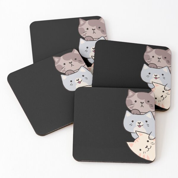 Item preview, Cute cat pile Peeking designed and sold by Yarafantasyart.