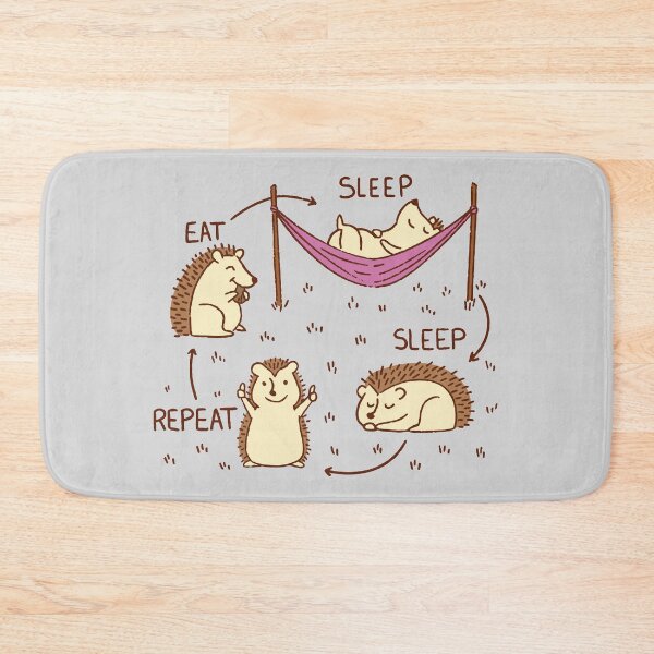 Item preview, Hedgehog Eat Sleep Sleep Repeat designed and sold by FineArc.