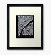 USGS TOPO Map Illinois IL Olmsted 20100329 TM Inverted Framed Print