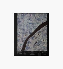 USGS TOPO Map Illinois IL Olmsted 20100329 TM Inverted Art Board