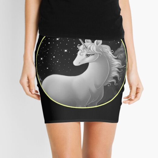La dernière illustration de licorne. Minijupe
