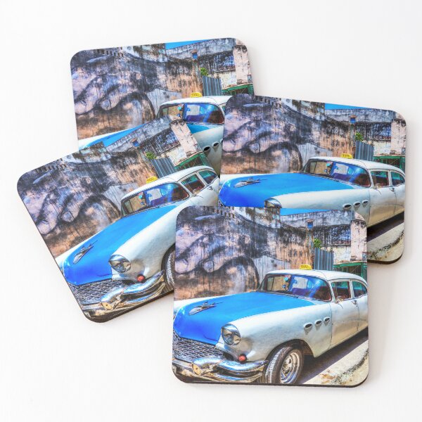Item preview, Blue And White Car In Havana, Cuba designed and sold by Paul Thompson Photography.