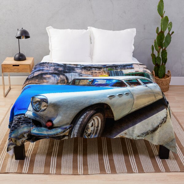 Item preview, Blue And White Car In Havana, Cuba designed and sold by Paul Thompson Photography.