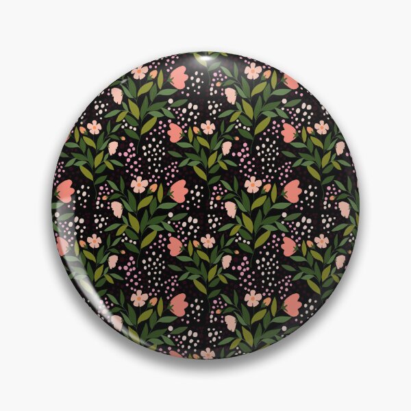 Item preview, Floral pattern - black  designed and sold by PrettywithColor.