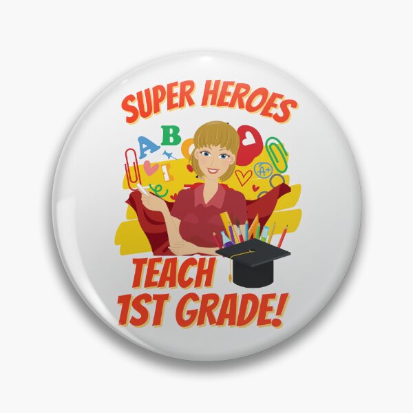 Item preview, Super 1st Grade Teacher  designed and sold by superteachers.