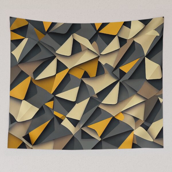 Item preview, Coarse Angular Modern Pattern Digital Painting designed and sold by CodeAndColors.