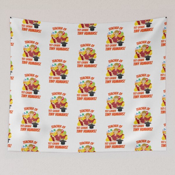 Item preview, 1st Grade Teacher Teacher of Tiny Humans designed and sold by superteachers.