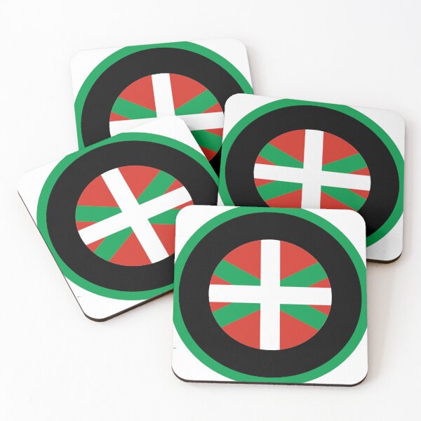 Item preview, Basque Euskadi Red white green ikurrina Retro Mod designed and sold by ModSupporters.