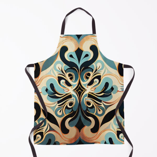 Item preview, Brilliant Cool Hollywood Regency Pattern Digital Painting designed and sold by CodeAndColors.