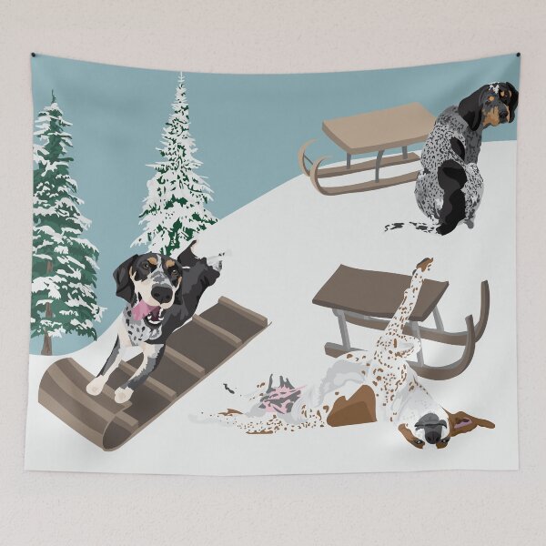 Item preview, Sledding designed and sold by ArtofACoonhound.