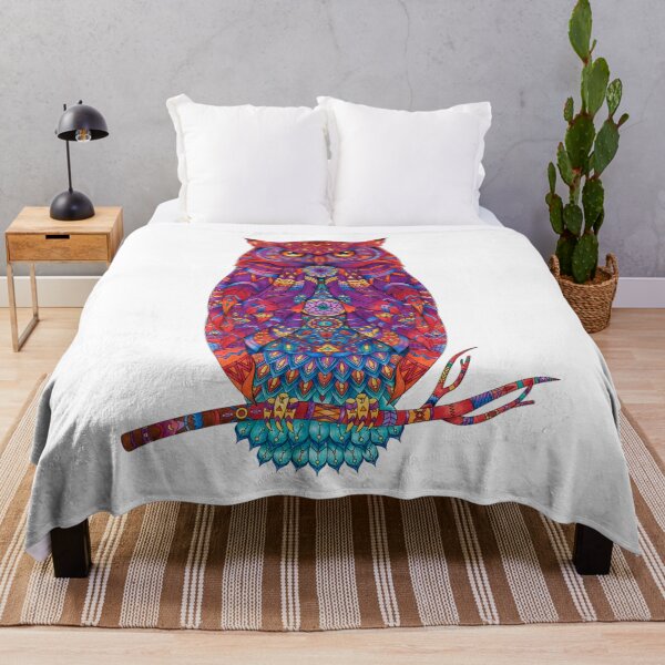Item preview, I LOVE ART_ COLORFUL OWL designed and sold by AI-Collections.