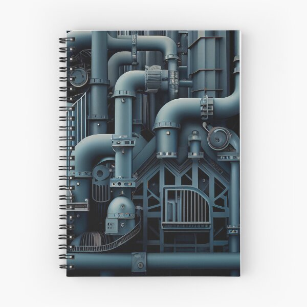 Item preview, Complex Industrial Pattern Digital Painting designed and sold by CodeAndColors.