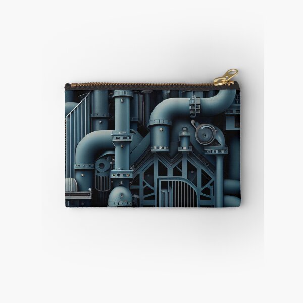 Item preview, Complex Industrial Pattern Digital Painting designed and sold by CodeAndColors.