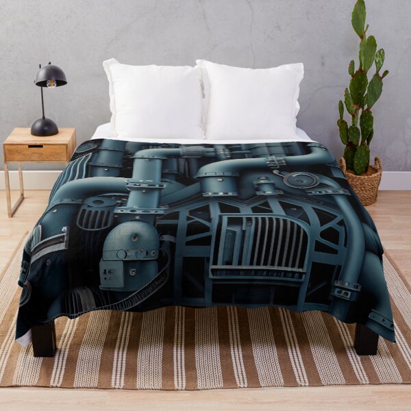 Item preview, Complex Industrial Pattern Digital Painting designed and sold by CodeAndColors.
