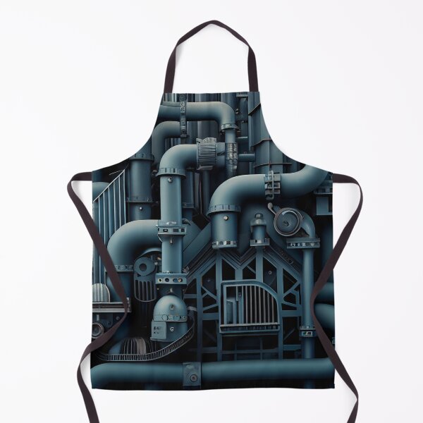 Item preview, Complex Industrial Pattern Digital Painting designed and sold by CodeAndColors.
