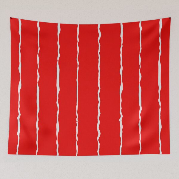 Item preview, Simple Red White Modern Stripes designed and sold by TopMinimalist.