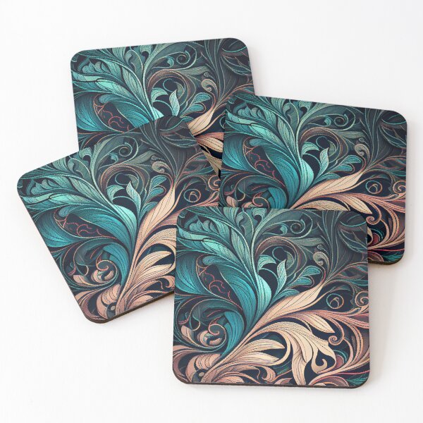 Item preview, Enchanted Line Pattern Digital Painting designed and sold by CodeAndColors.
