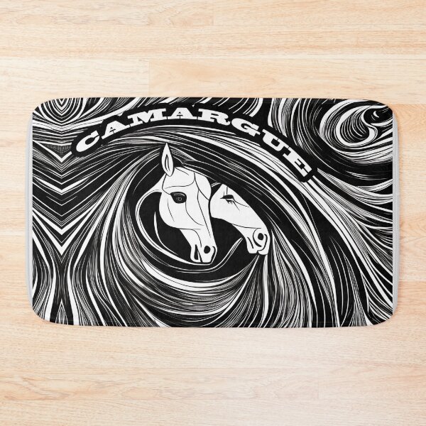 Item preview, Double abstract white horse designed and sold by Astralia.