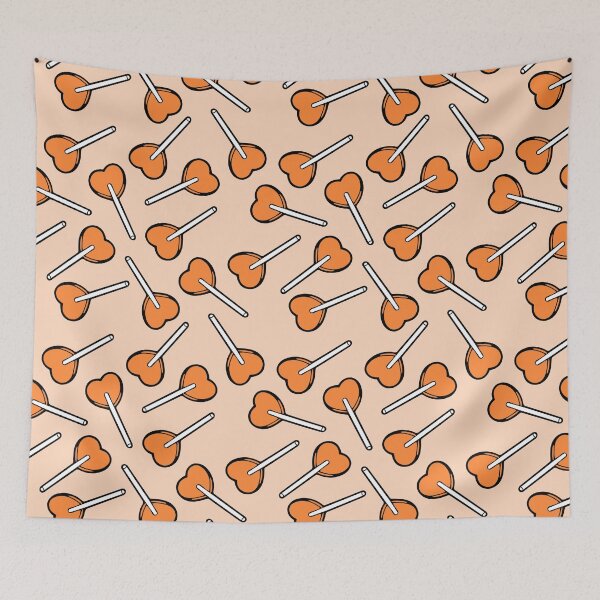 Item preview, Orange Heart Lollipops designed and sold by Ayoub14.