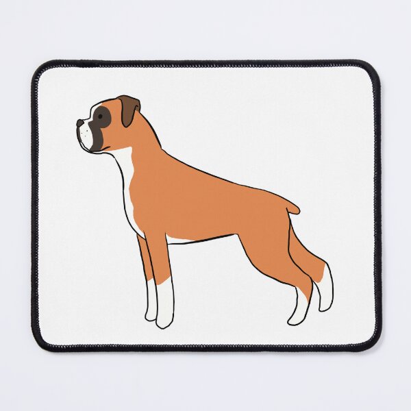 Item preview, Boxer Dog cartoon illustration designed and sold by Yarafantasyart.