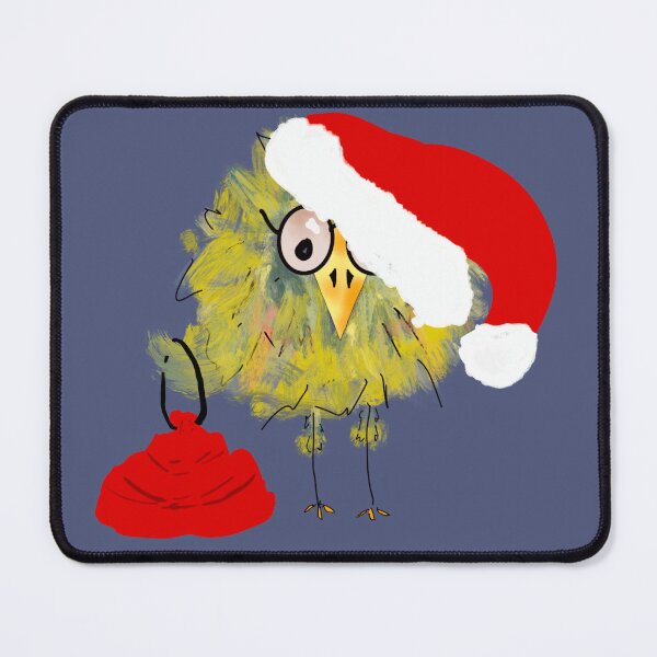 Item preview, Funny Bird in Santa Hat with Gift Sack! designed and sold by designs-by-ann.