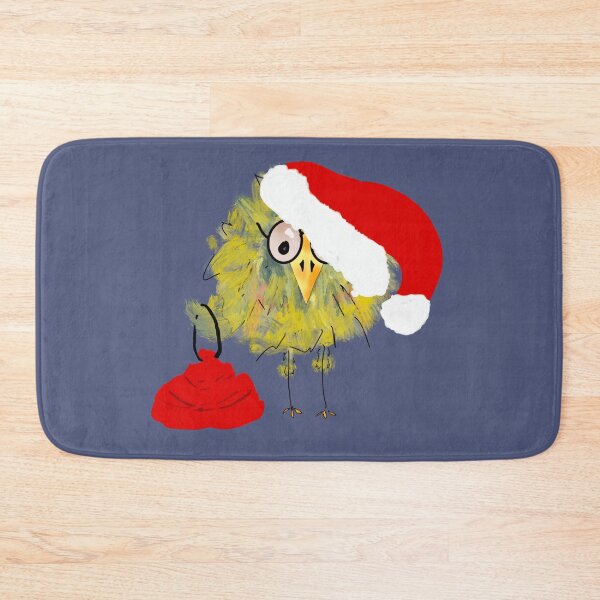 Item preview, Funny Bird in Santa Hat with Gift Sack! designed and sold by designs-by-ann.