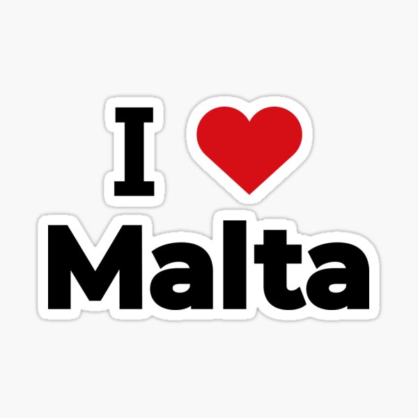Item preview, I love Malta designed and sold by Moyanana.