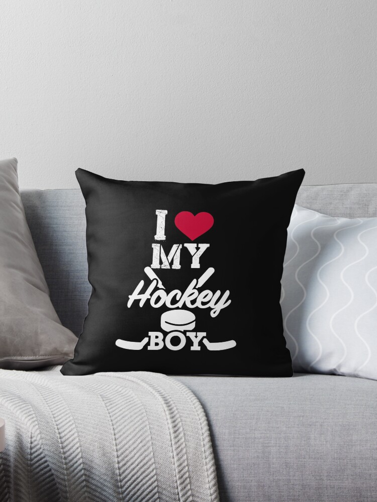 Love Hockey Pillows | LookHUMAN