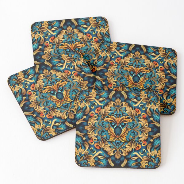 Item preview, Balanced Dramatic Eclectic Pattern Digital Painting designed and sold by CodeAndColors.