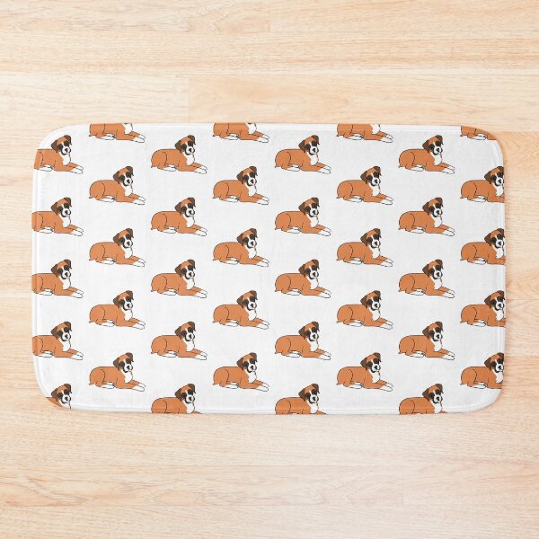 Item preview, Cute Boxer Dog cartoon illustration designed and sold by Yarafantasyart.