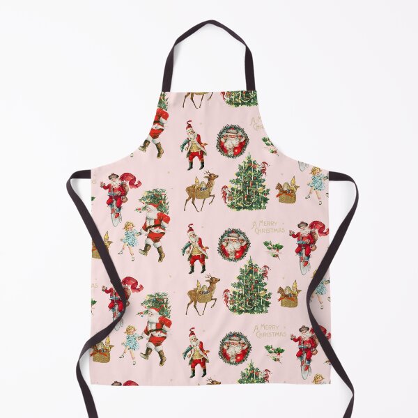 Item preview, Retro Vintage Santa Claus Illustrations in Pink designed and sold by darlingseason.