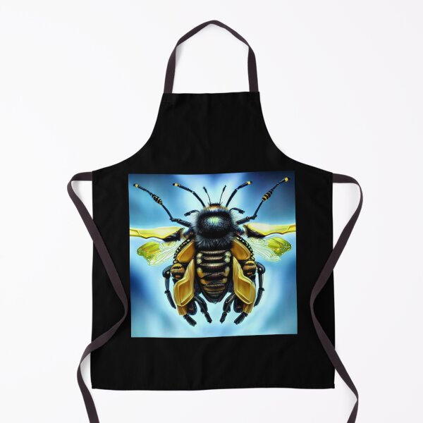 Item preview, Bio-Mechanical AI Fantasy Bumblebee Blue Design designed and sold by EarthArtDesigns.
