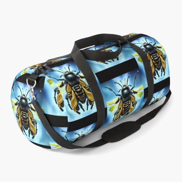 Item preview, Bio-Mechanical AI Fantasy Bumblebee Blue Design designed and sold by EarthArtDesigns.