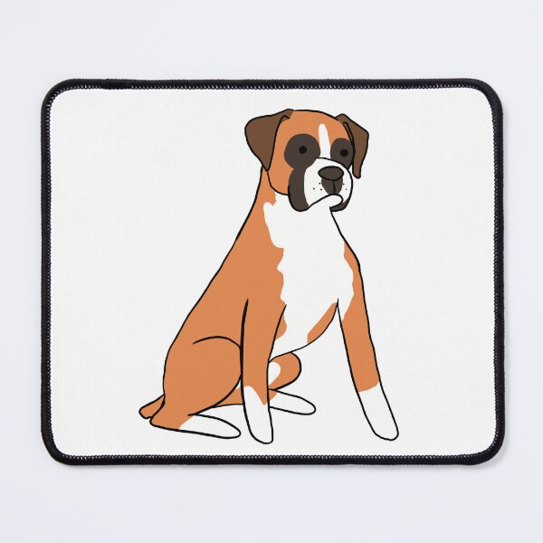 Item preview, Cute Boxer Dog cartoon illustration designed and sold by Yarafantasyart.