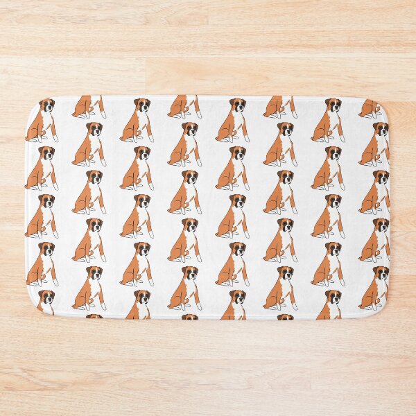 Item preview, Cute Boxer Dog cartoon illustration designed and sold by Yarafantasyart.
