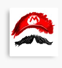 Minimalist Mario Canvas Print