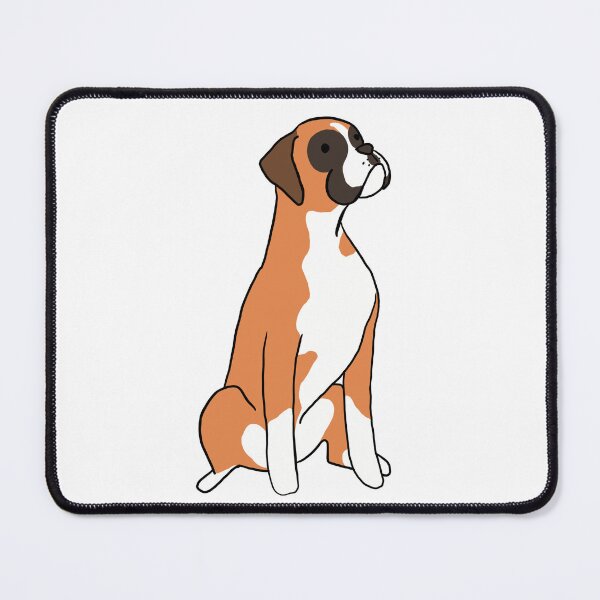 Item preview, Cute Boxer Dog cartoon illustration designed and sold by Yarafantasyart.