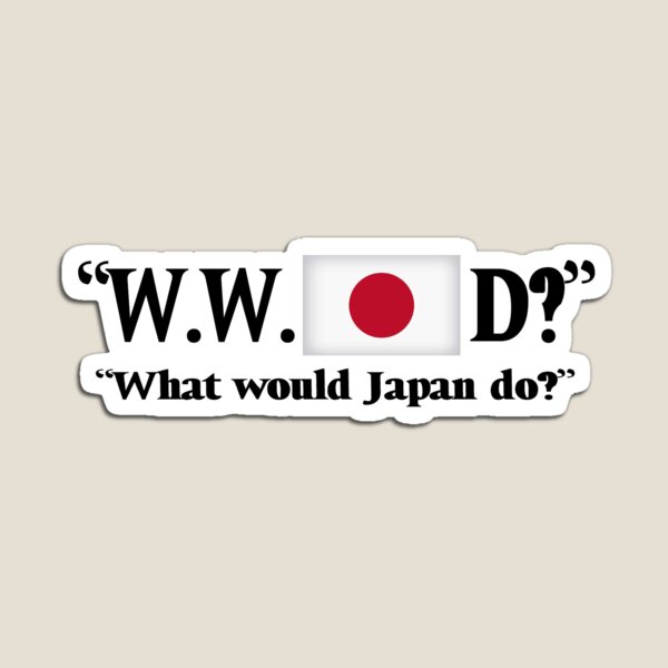 Item preview, Wwwd what would japan do? designed and sold by LiamFitzpatrick.